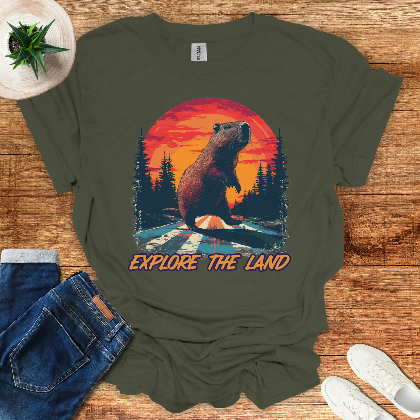 Explore The Land T-Shirt