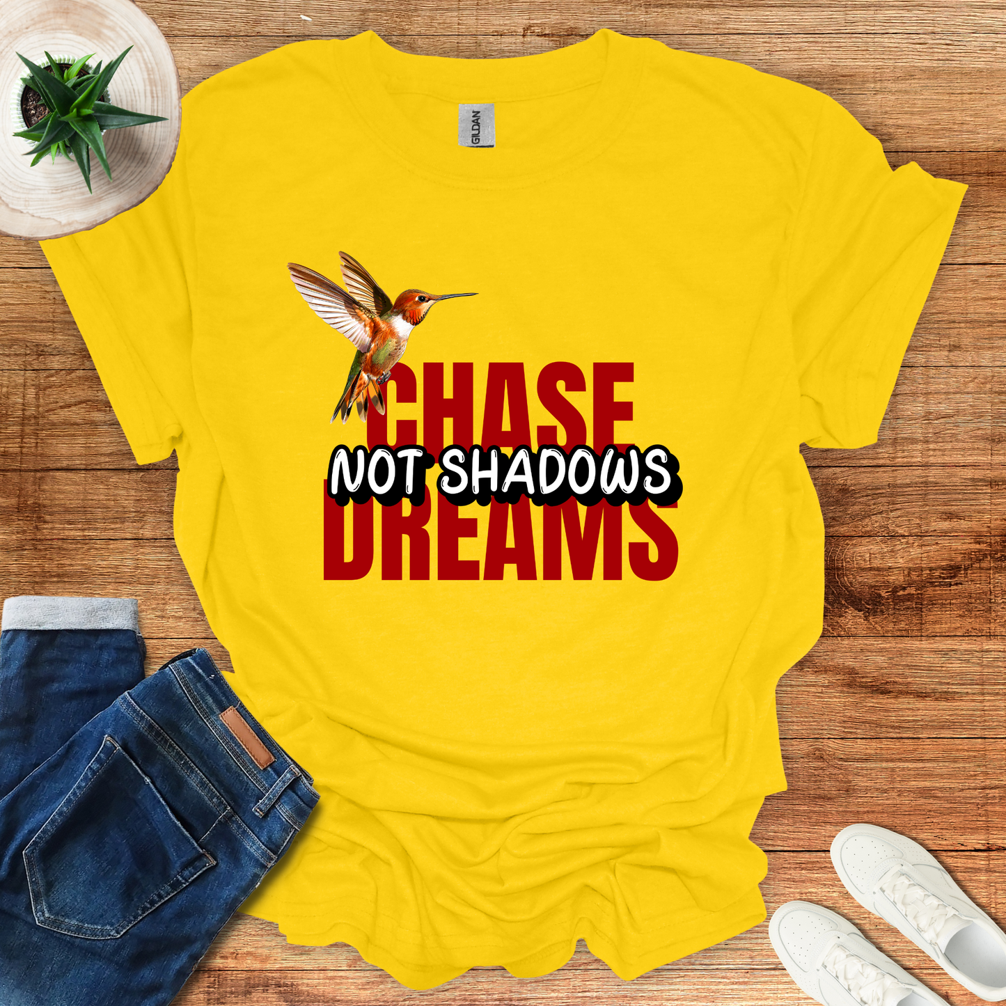 Chase Dreams, Not Shadows T-Shirt