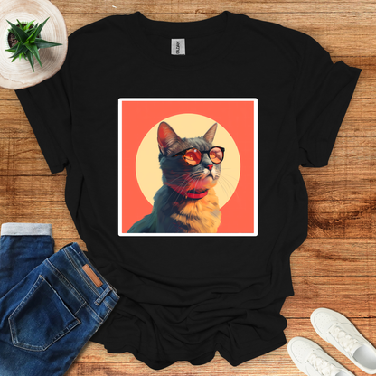 Thinking Cat T-Shirt