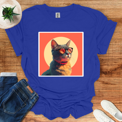 Thinking Cat T-Shirt