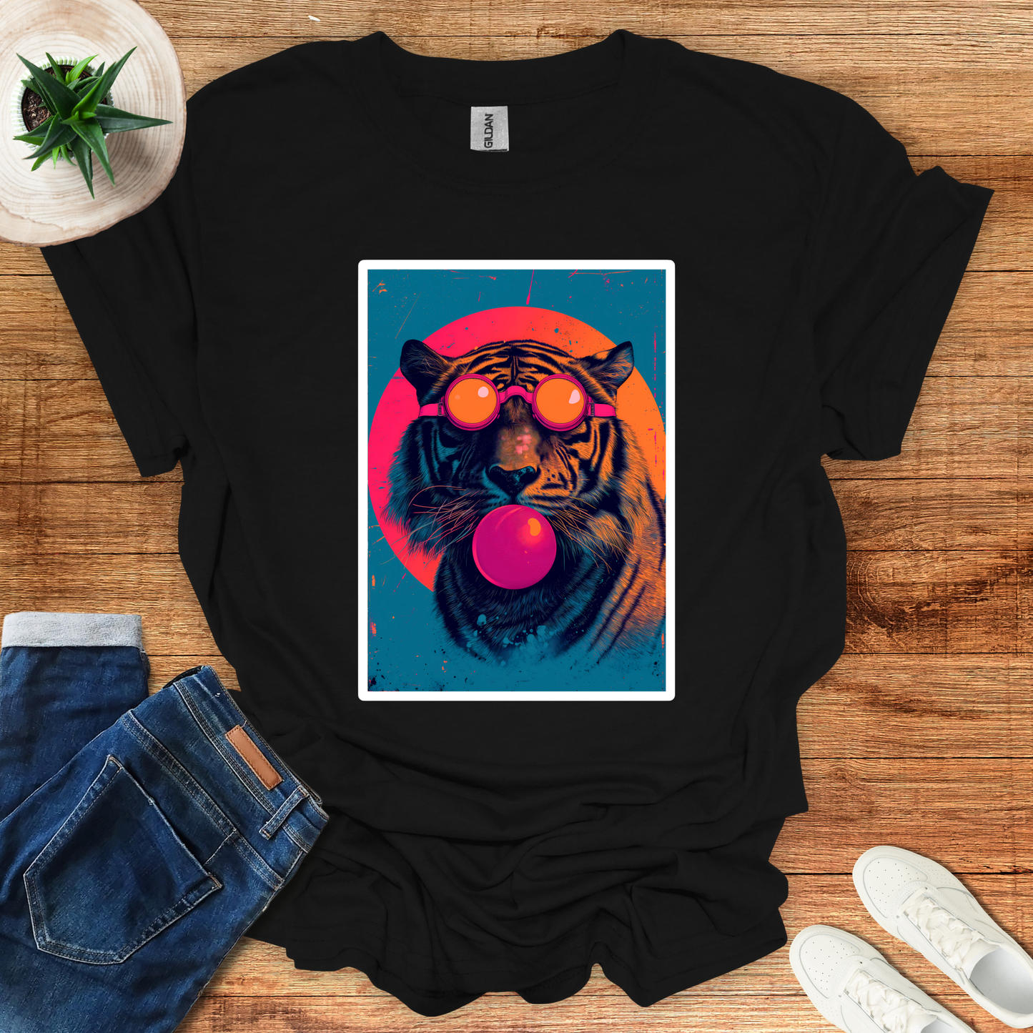 Chewing Tiger T-Shirt