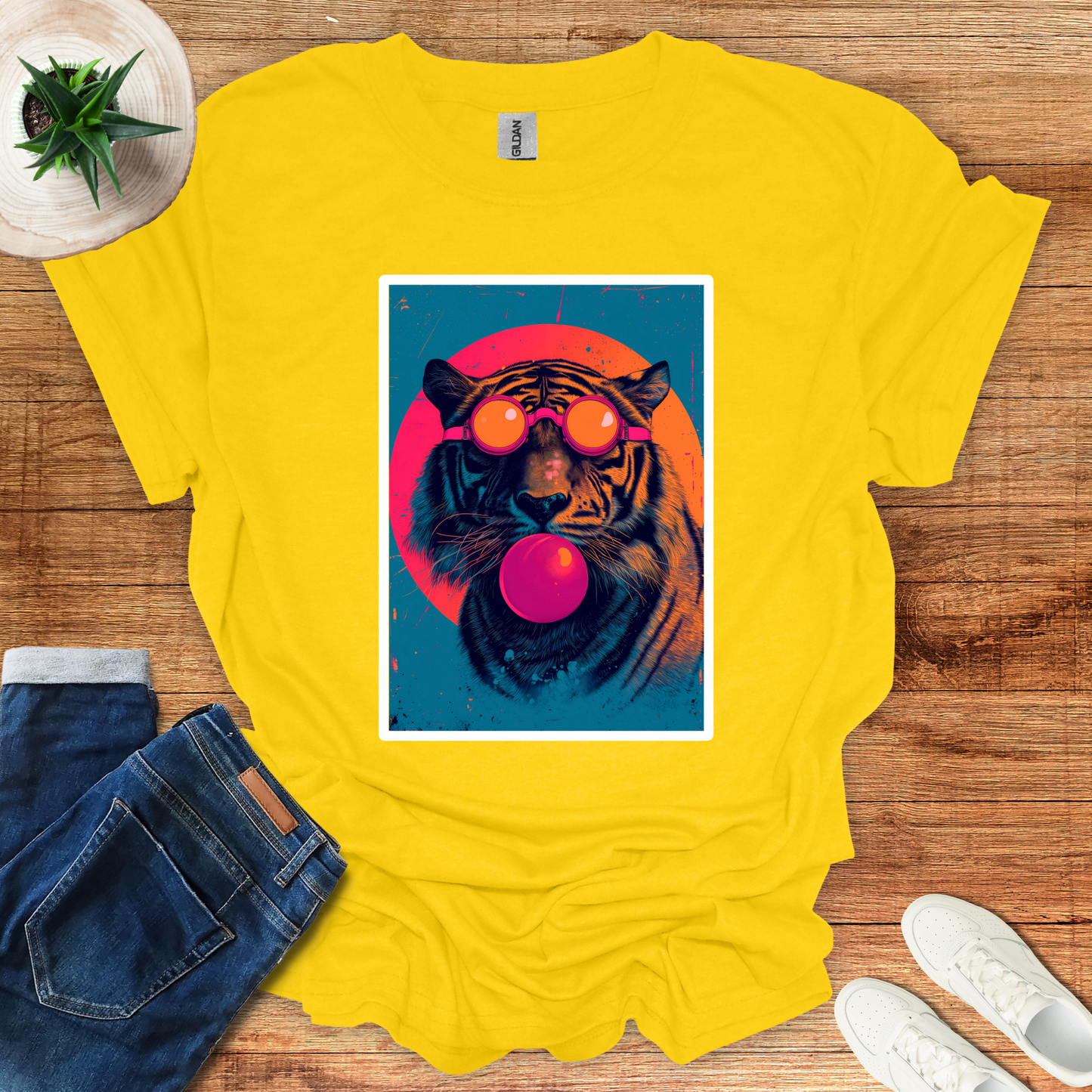 Chewing Tiger T-Shirt