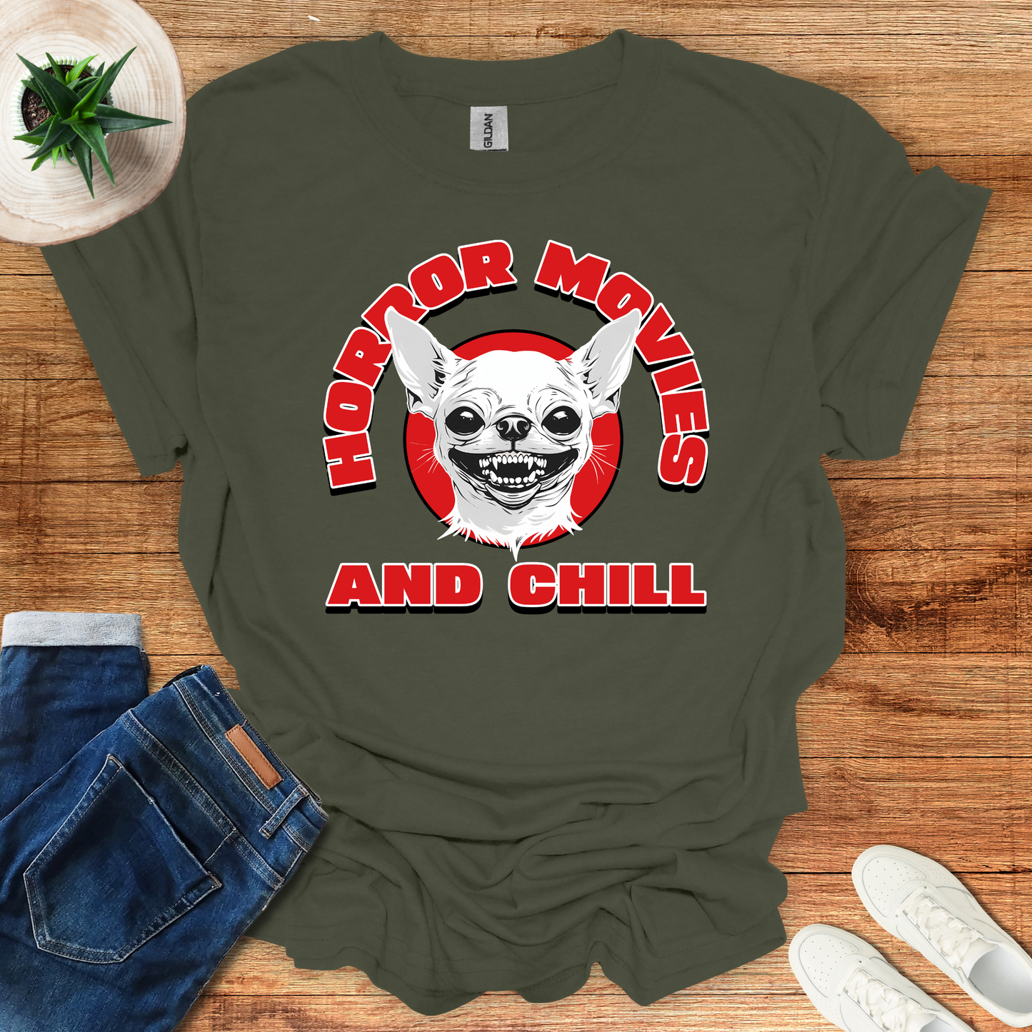 Horror Movies and Chill T-Shirt