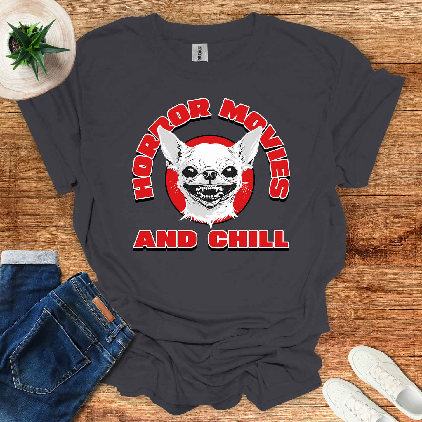 Horror Movies and Chill T-Shirt