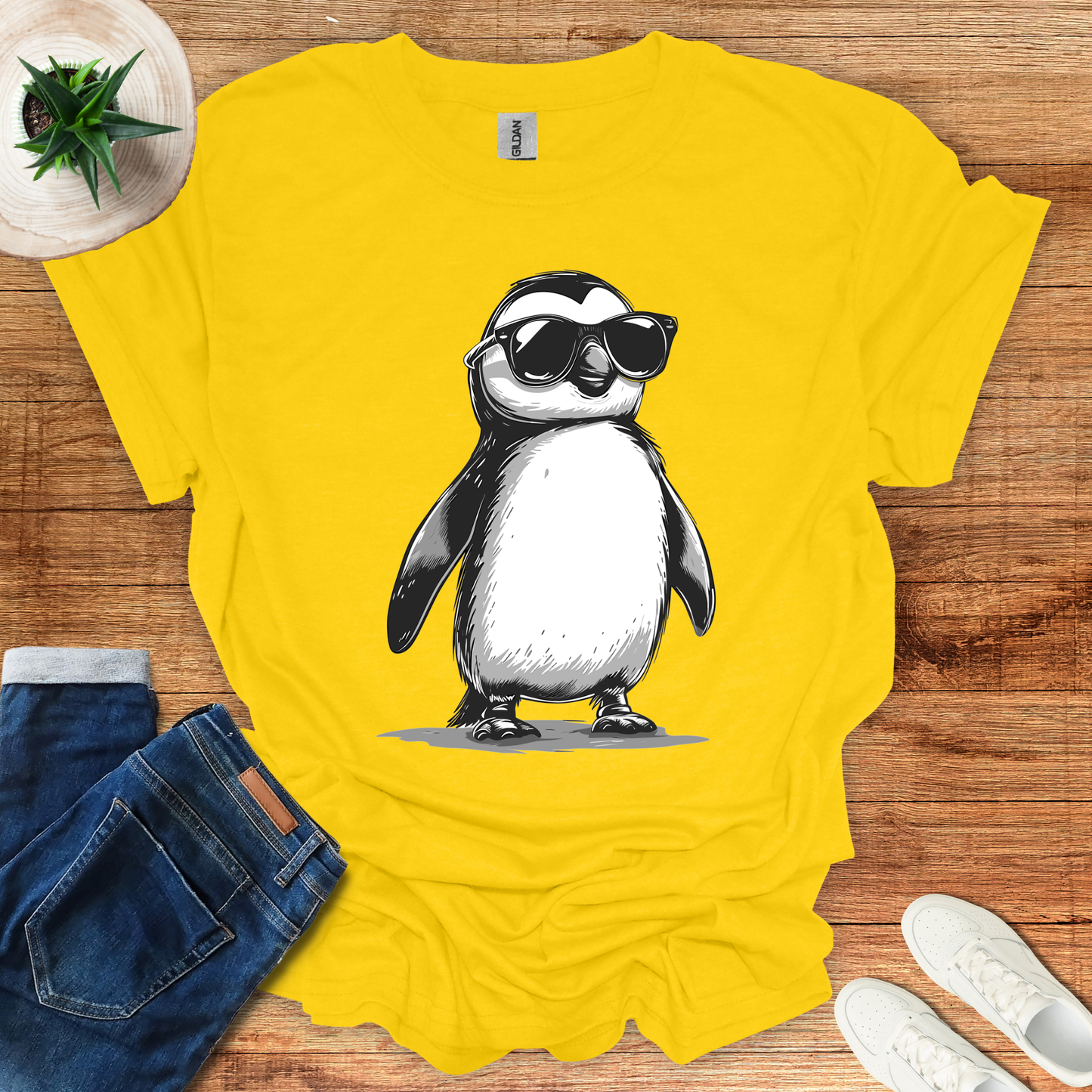 Coolest Penguin In The Block T-Shirt