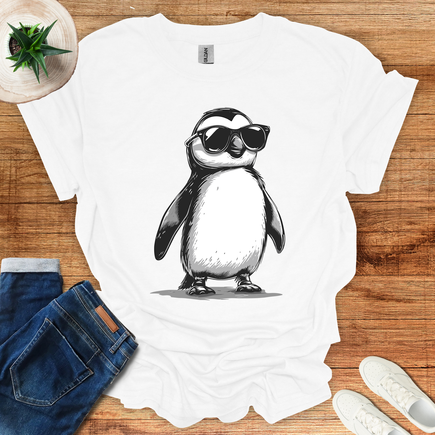 Coolest Penguin In The Block T-Shirt