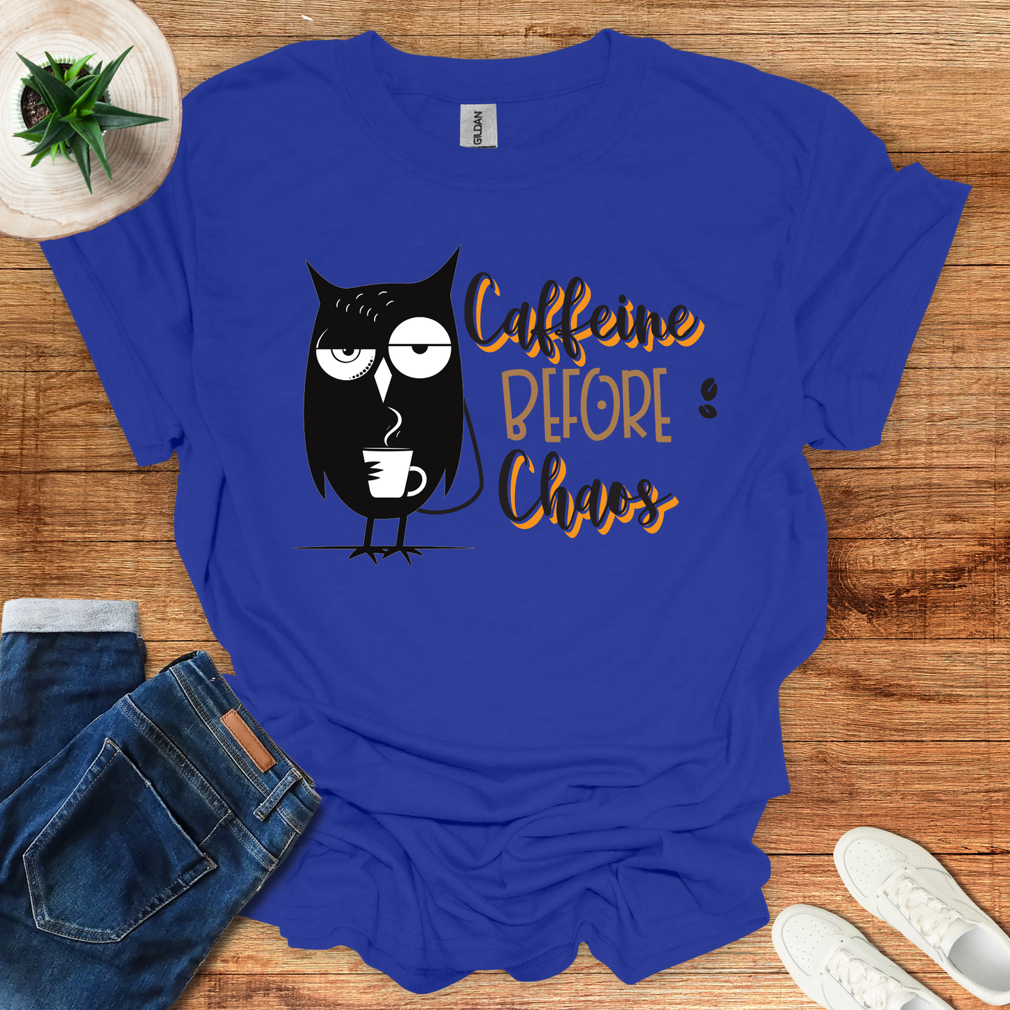 Caffeine Before Chaos T-Shirt