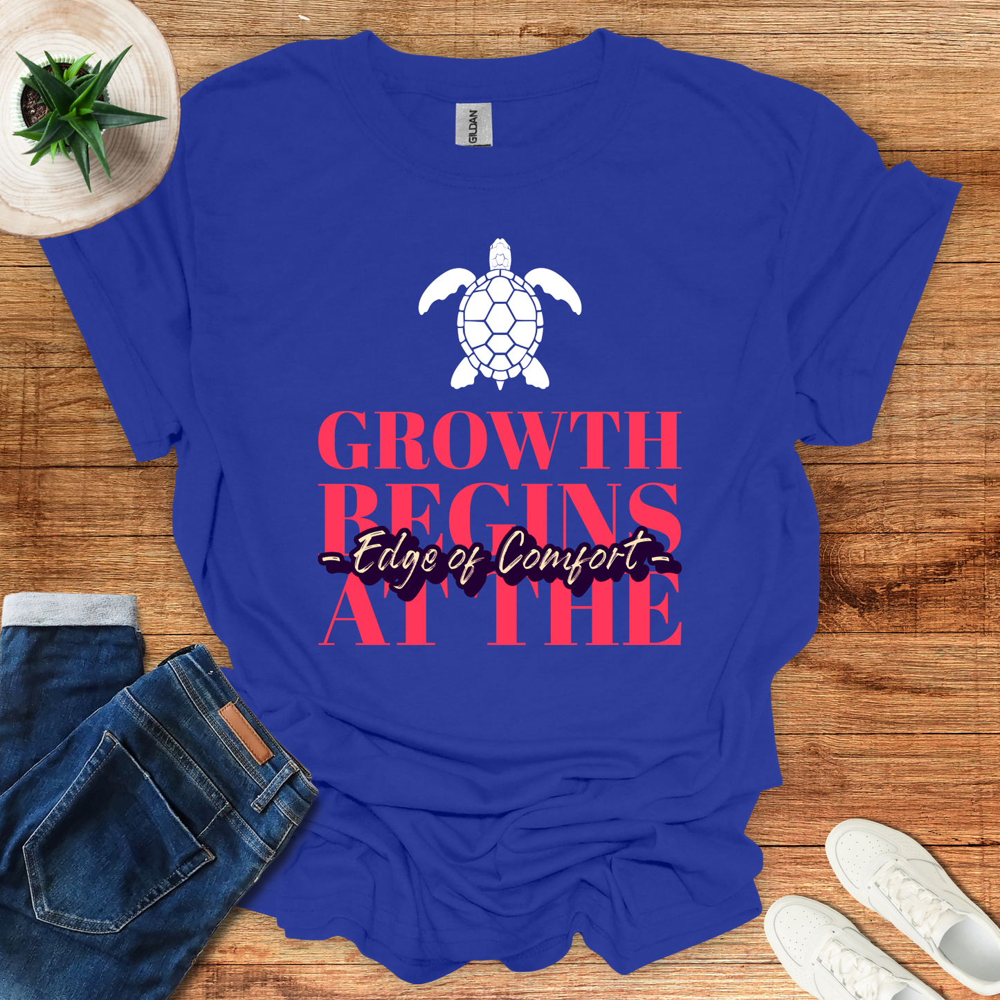 Growth Begins At The Edge Of Comfort T-Shirt