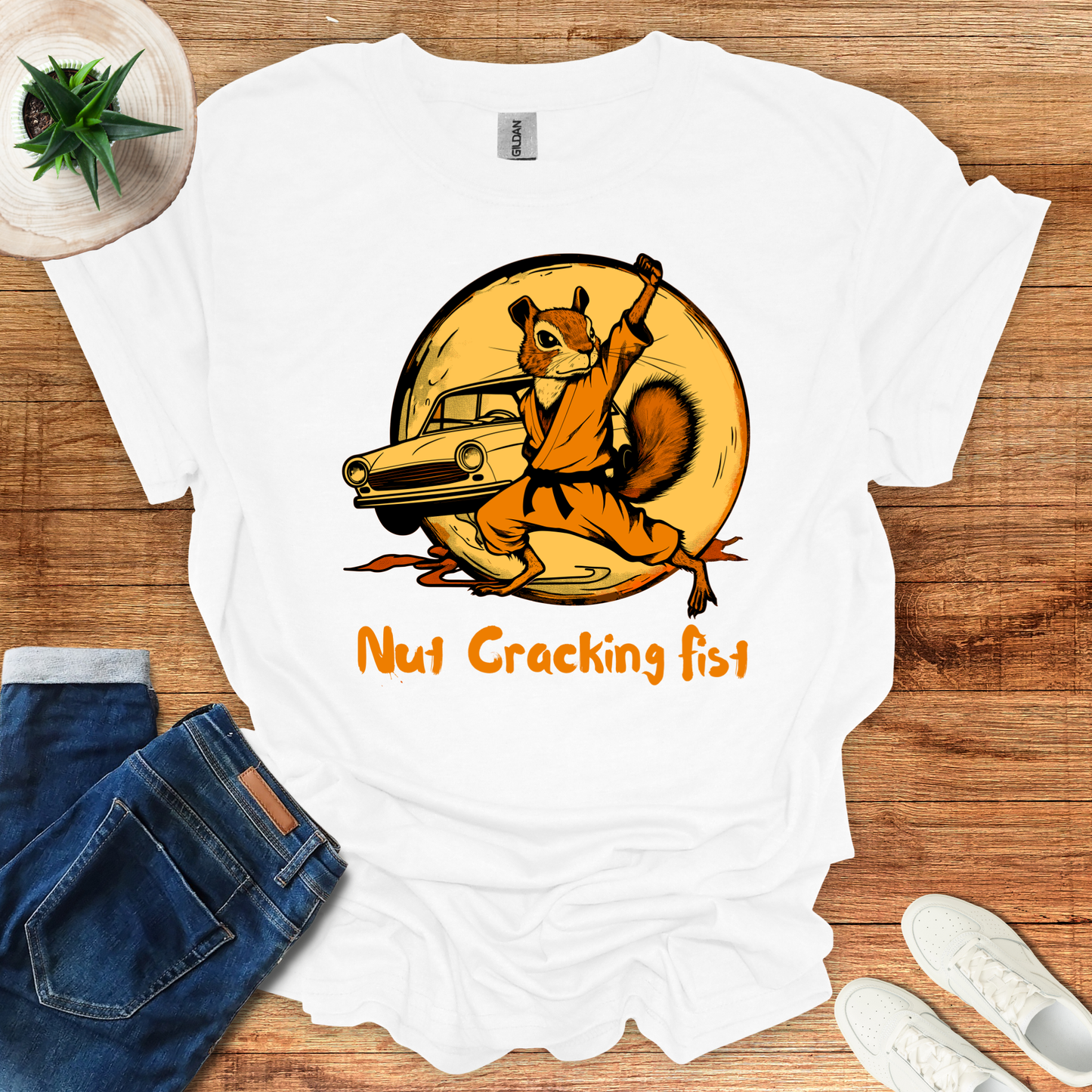 Nut Cracking Fist T-Shirt