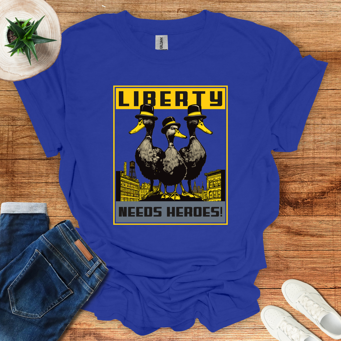 Liberty Needs Heros T-Shirt