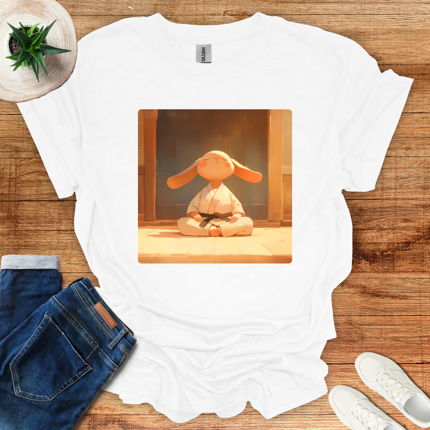 Bunny Sensei Master of Calm T-Shirt