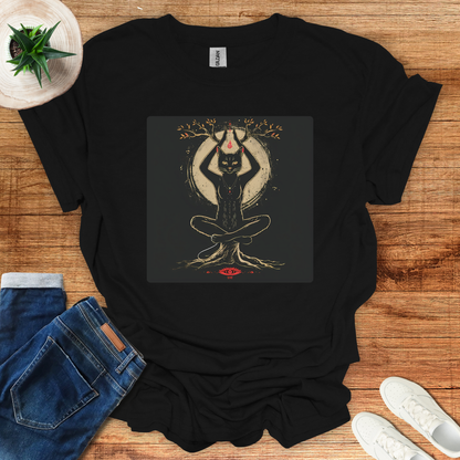 Enlightened Cat of Serenity T-Shirt